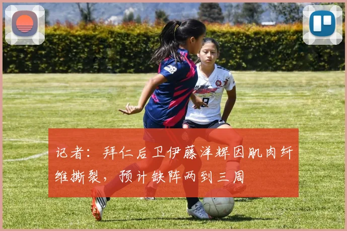 记者：拜仁后卫伊藤洋辉因肌肉纤维撕裂，预计缺阵两到三周